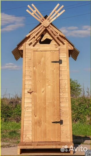 Дачный туалет деревянный JWL462