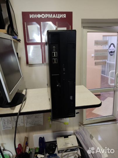Компьютер Aquarius i3, 4гб, ssd 120гб