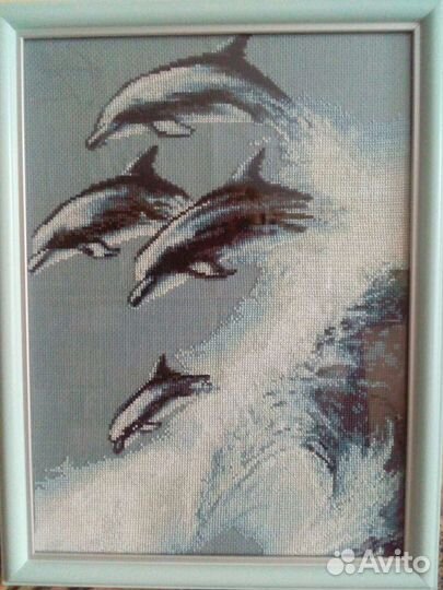 Картина Дельфины