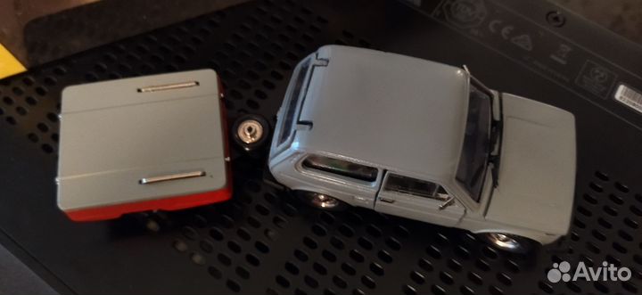 Модель ваз 2121 с прицепом Скиф