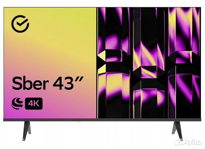 Новый телевизор 4K Sber Салют 43