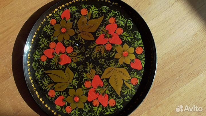 Хохлома солонки, ложки, поднос, половник