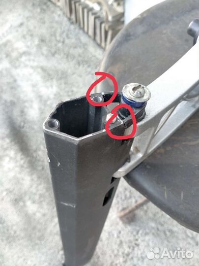 Рулевая стойка с механизмом складывания Kugoo M4