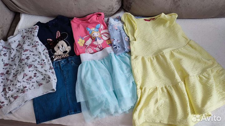 Одежда для девочки пакетом 116