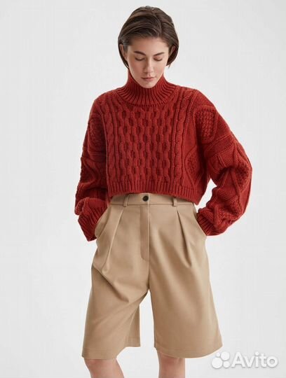 Кроп-свитер Aim clo