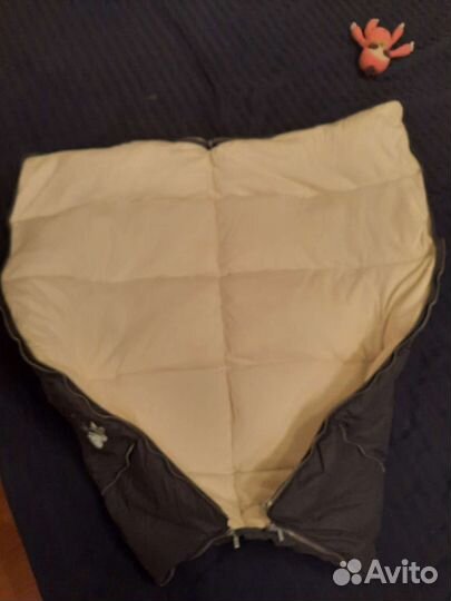 Конверт на выписку зимний серый