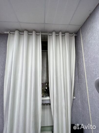 Шторы (плотный бархат ) с карнизом