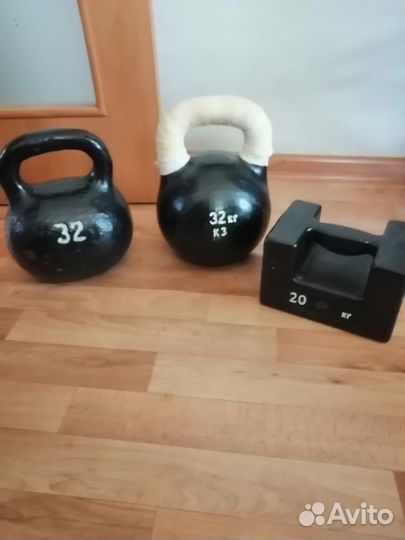 2 Гири по 32 кг. Гиря СССР, 20кг