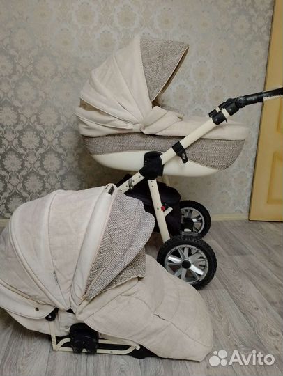 Коляска 2 в 1 adamex плюс шезлонг