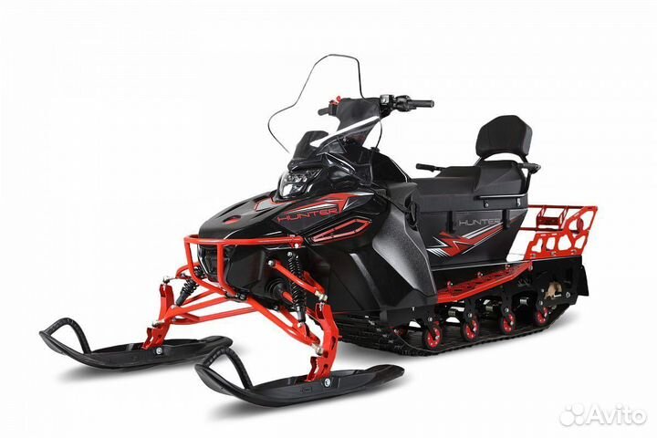 Снегоход ikudzo hunter 650LK 22 V2 красно-черный