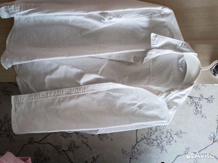 Белая рубашка школьная