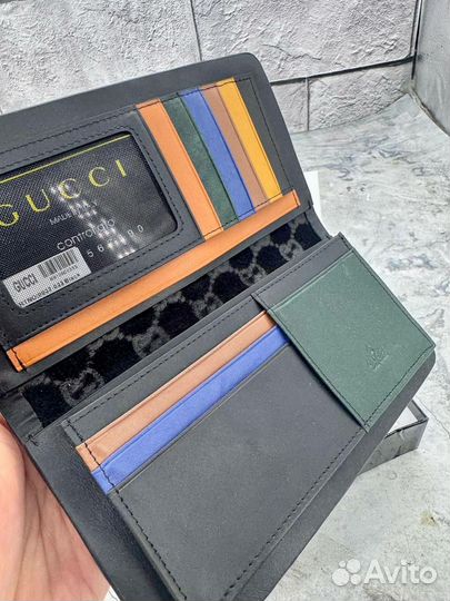 Кошелек мужской кожаный Gucci