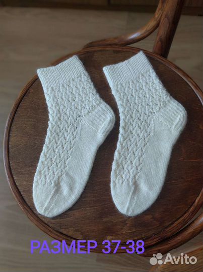 Носочки ажурные вязаные ручная работа