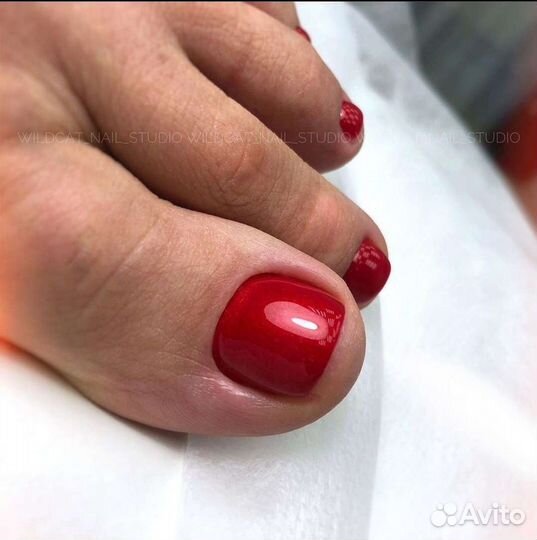 Педикюр SMART с покрытием гель лак шелак