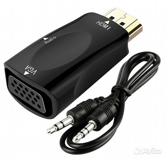 Активный переходник Hdmi - VGA с выводом звука