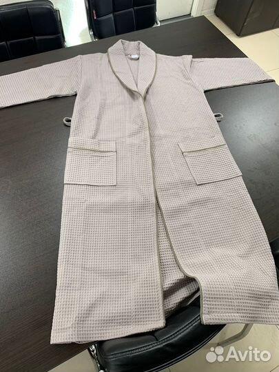 Халат банный вафельный