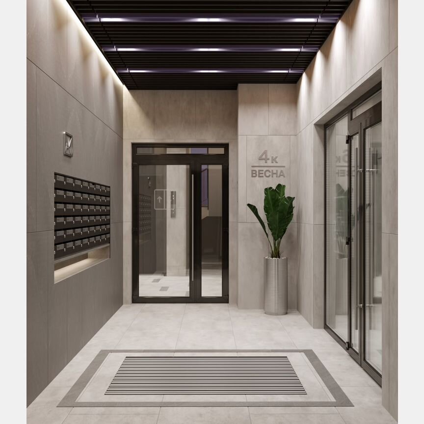 2-к. квартира, 54,4 м², 1/5 эт.