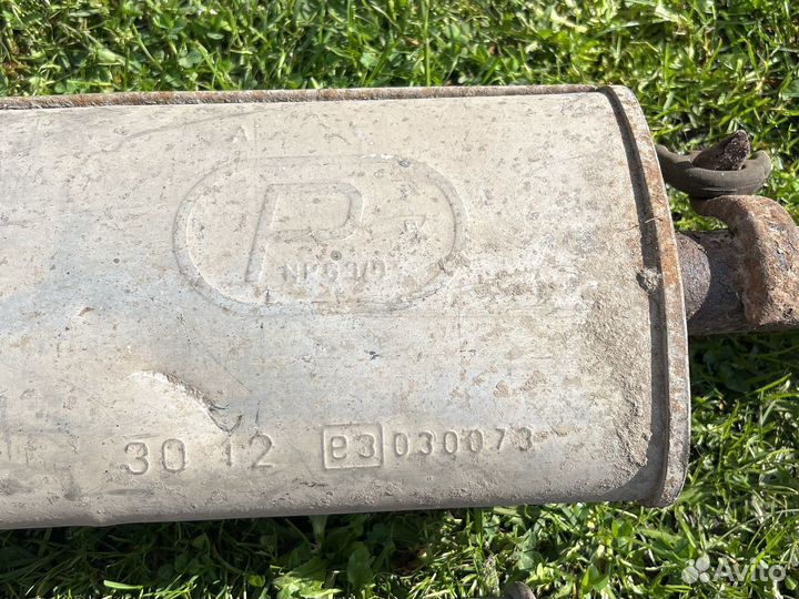 Глушитель на golf 2