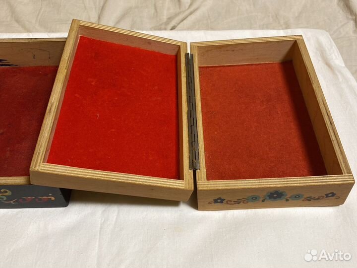 Шкатулка деревянная СССР 1963 год
