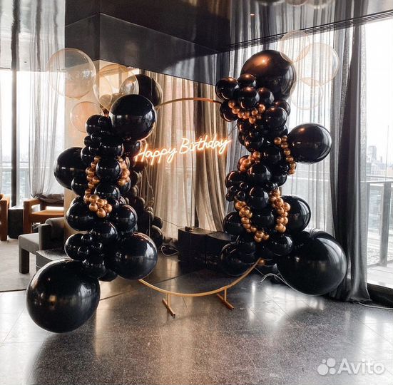 Украшение шарами на выпускной, день рождения и т.д