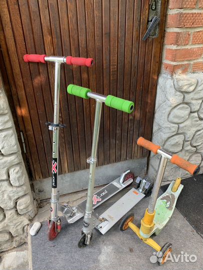 Самокат, трехколесный, двухколесный