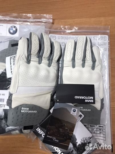 Мотоперчатки BMW Aravis Air Off-White 10 размер