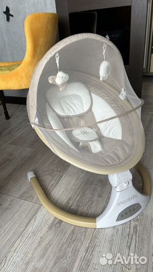 Детские электронные качели amarobaby