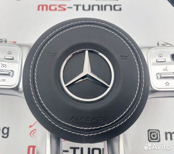 Руль E63 AMG Карбон + кожа на E-Class W213