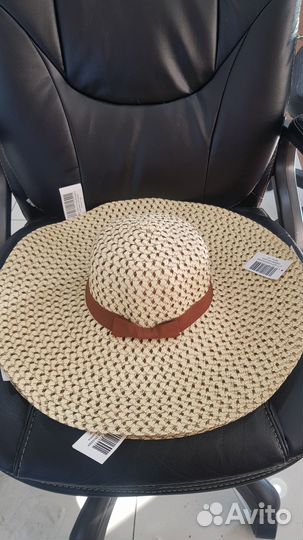 Шляпа женская соломенная