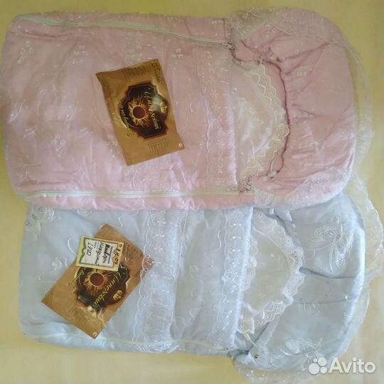 Одеяло конверт на выписку новые