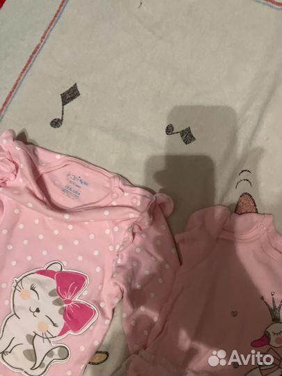 Пакет вещей для девочки, 3-6 мес, 6-9 мес