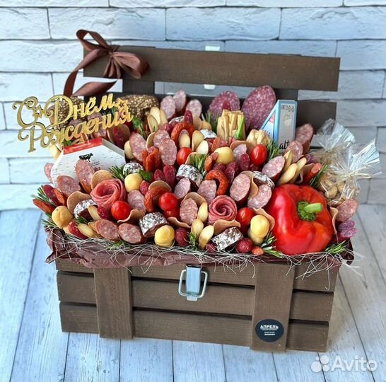 Мужские букеты съедобные