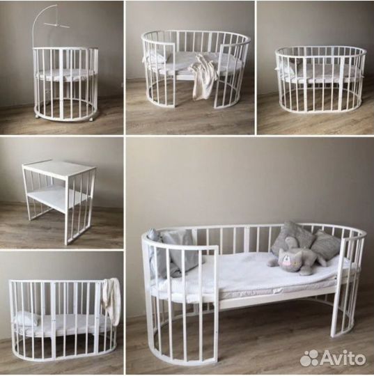 Детская кровать трансформер ellipse bed (оригинал)