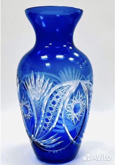 Ваза цветное стекло СССР