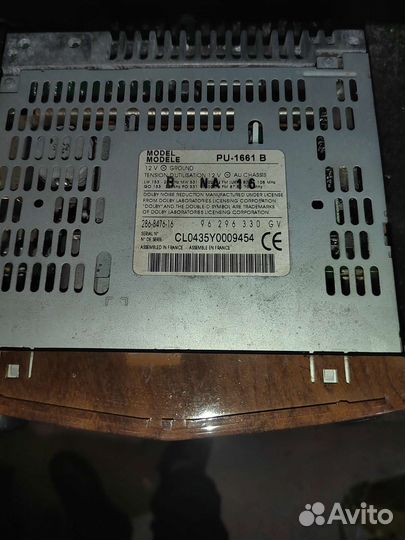 Магнитола Peugeot 607