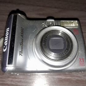 Компактный фотоаппарат canon powershot a550