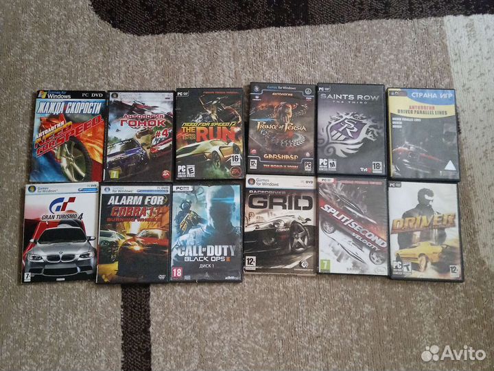 Игровые диски на пк