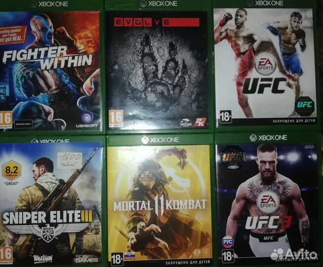 Игры на xbox One диски