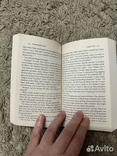 Nineteen eighty-four 1984, George Orwell ENG