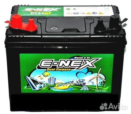 Аккумулятор лодочный Atlas E-NEX DC27MF 6ст-90 пря