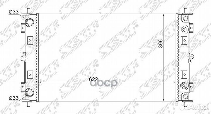 Радиатор Chrysler Cirrus 95-00 / Sebring 95-00