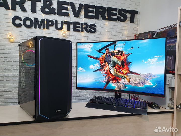 Игровой Компьютер Core i5 10400F/16GB/SSD/GTX 1070