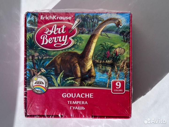 Гуашь erich krause 9 цветов