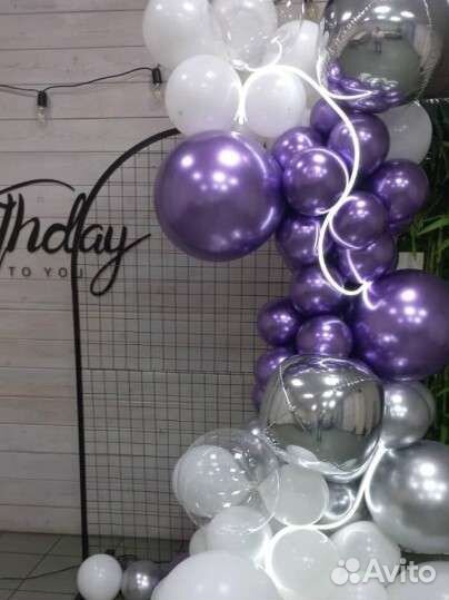 Фотозона из пайеток на юбилей и на свадьбу