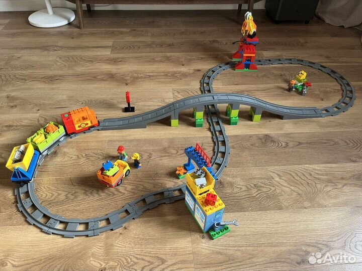 Lego duplo железная дорога 10508