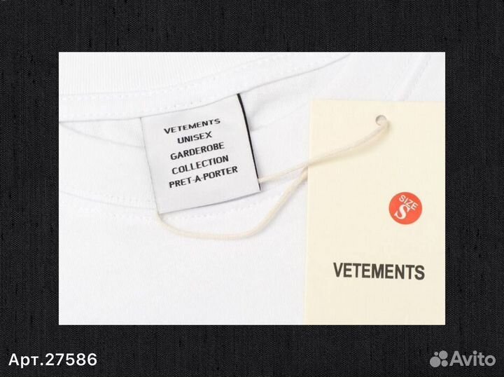 Футболка vetements (pret-a-porter) 50(L)