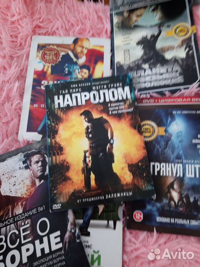 DVD фильмы в бумажных боксах