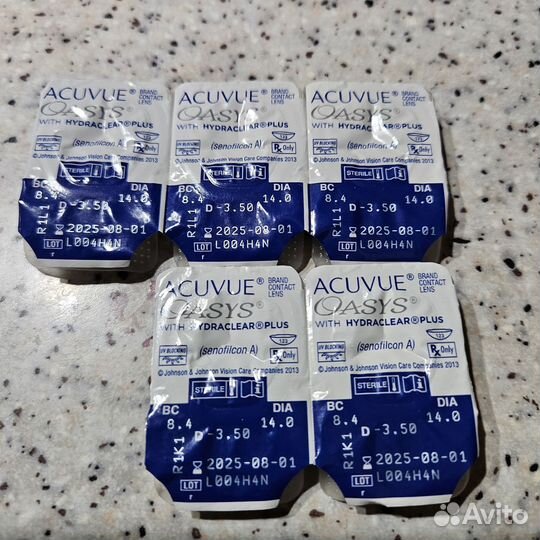 Контактные линзы acuvue