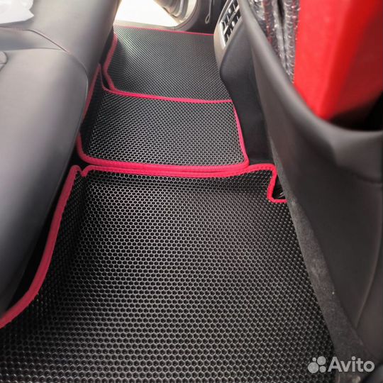 Коврики ева 3Д на Джак T9 черный+черный