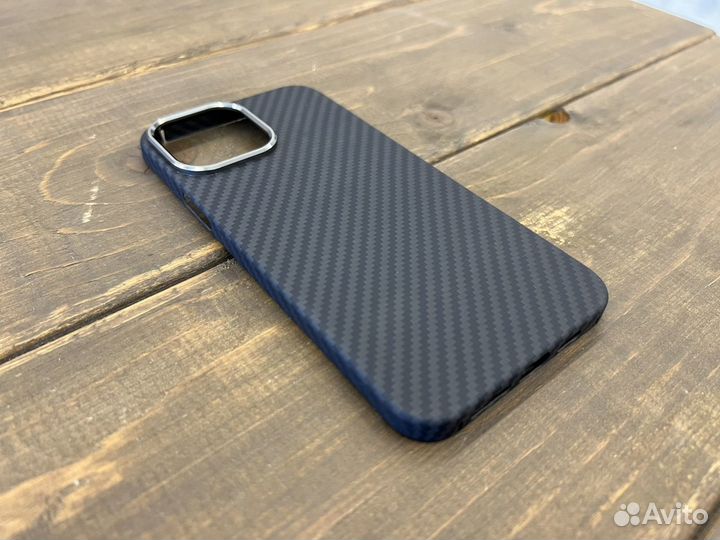Карбонкевларовый чехол iPhone 13 Pro Max